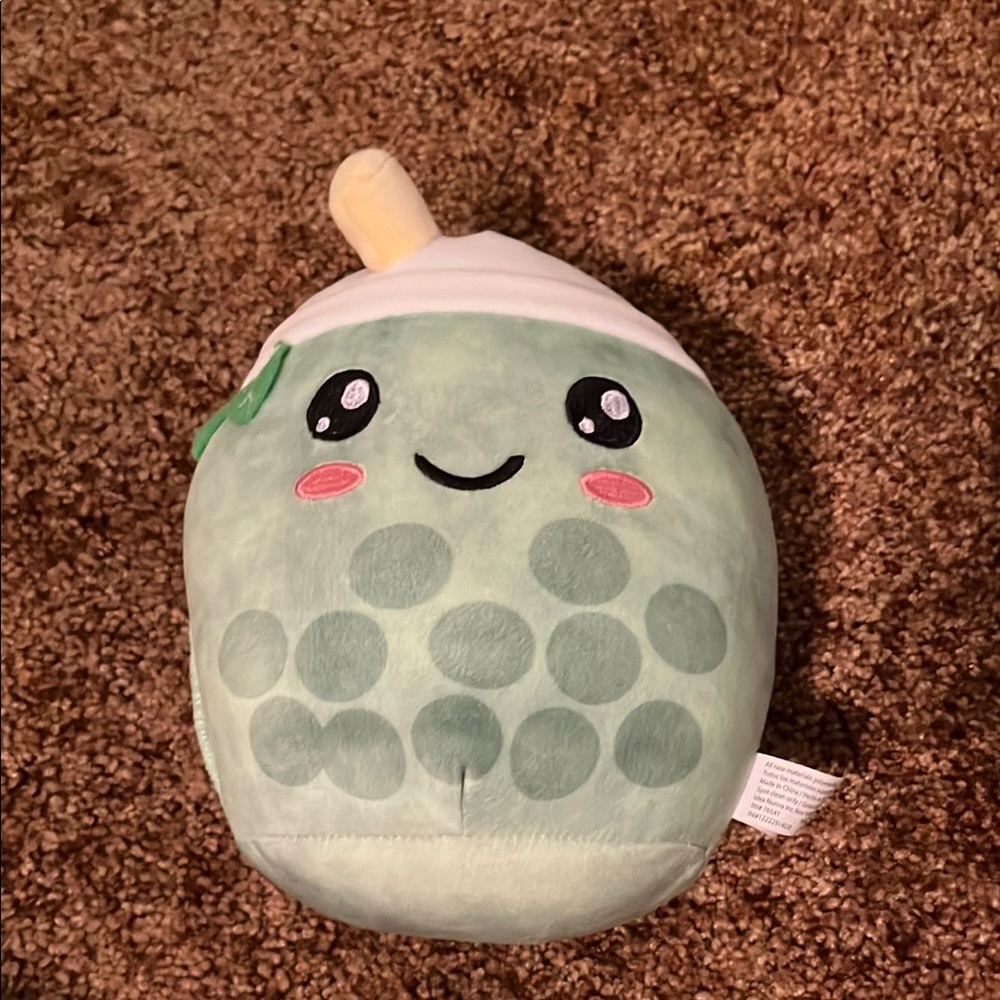 Plush Boba Tea Toy - Green